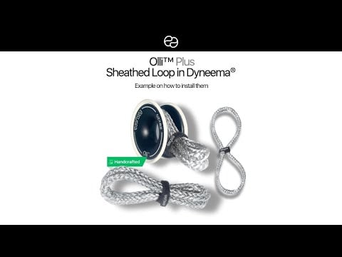 Olli™ Plus Sheathed Loop in Dyneema® - Example of how to connect a loop to an Olli low friction ring