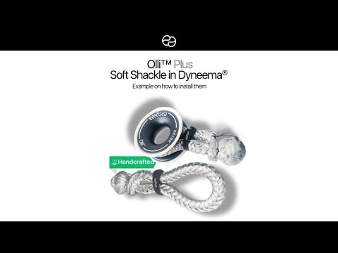 Olli™ Plus Soft Shackle in Dyneema® - Example of how to connect a loop to an Olli low friction ring