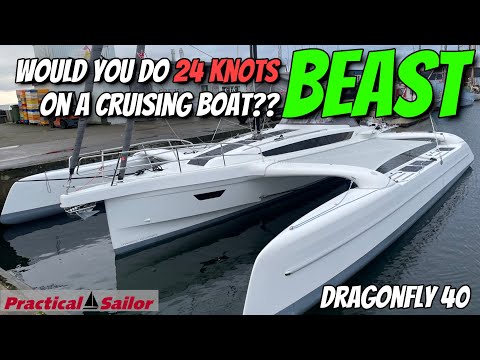 24 Knot Speed Trimaran - The Dragonfly 40 Ultimate