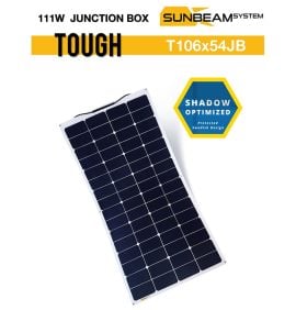 tough zonnepaneel 111 watt sunbeamsystem junction box
