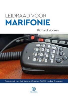 Leidraad Voor Marifonie, marifoon Uniden, kunststof behuizing, handheld marifoon voor communicatie aan boord.