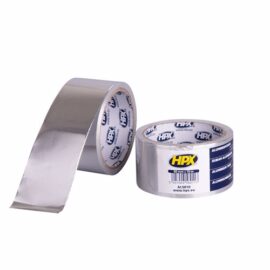 HPX aluminium tape, zelfklevend, scheepsisolatietape; ideaal voor het afdichten van motorruimte met Isoflock isolatie aan boord.