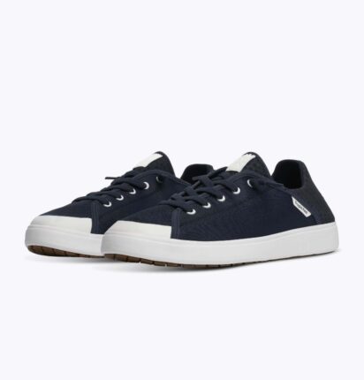 Tropicfeel Sunset Baltic - Marine zeilschoenen, witte rubber zool, veters; bruine antislipzool; ideaal aan dek.