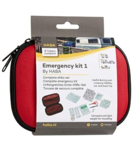 EHBO Emergency Kit HABA, waterdichte droogtas, compact, inhoud: verband/doekjes; ideaal aan boord en voor zeiltrips.