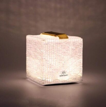 Solight SolarPuff Lantaarn Hybrid, waterdicht nylon, dekverlichting; ideaal voor in de kajuit of bij nachtelijke navigatie.
