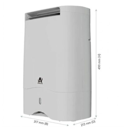 Arida Oslo 10L luchtontvochtiger, ABS-behuizing, scheepsaccessoire; ideaal voor vochtbestrijding in de kajuit, met bediening via wifi.